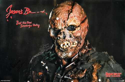 friday 13th 7  02 film star poster A4 Photo Print