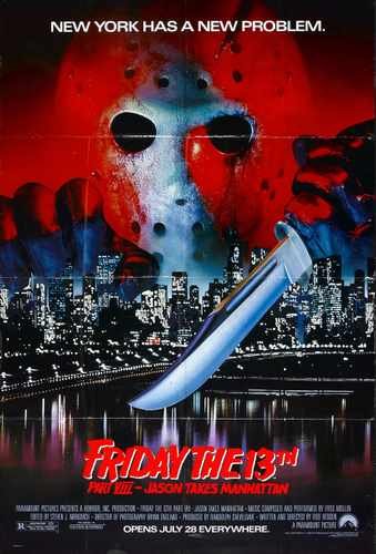 friday 13th 8  01 film star poster A4 Photo Print