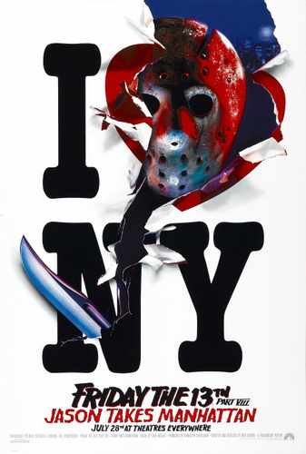 friday 13th 8  02 film star poster A4 Photo Print