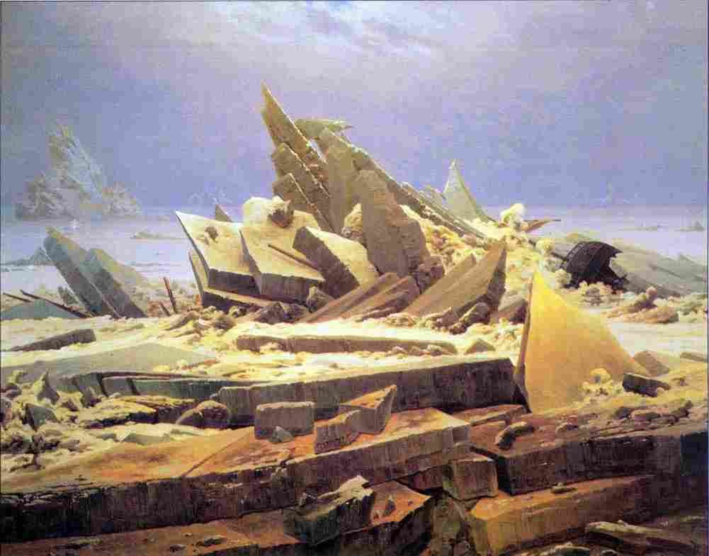 fried Artic Shipwreck Art A4 Photo Print
