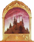 fried Tetschen Altar The Cross in the Mountains Art A4 Photo Print