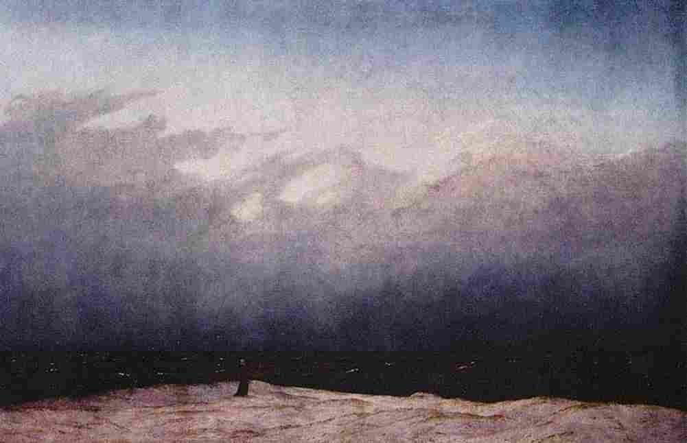 fried The Monk by the Sea Art A4 Photo Print