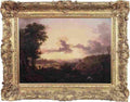 friedrich Figures in an Extensive Landscape at Sunset Art A4 Photo Print