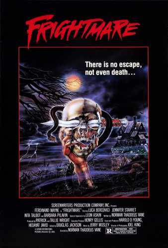 frightmare 1983  02 film star poster A4 Photo Print