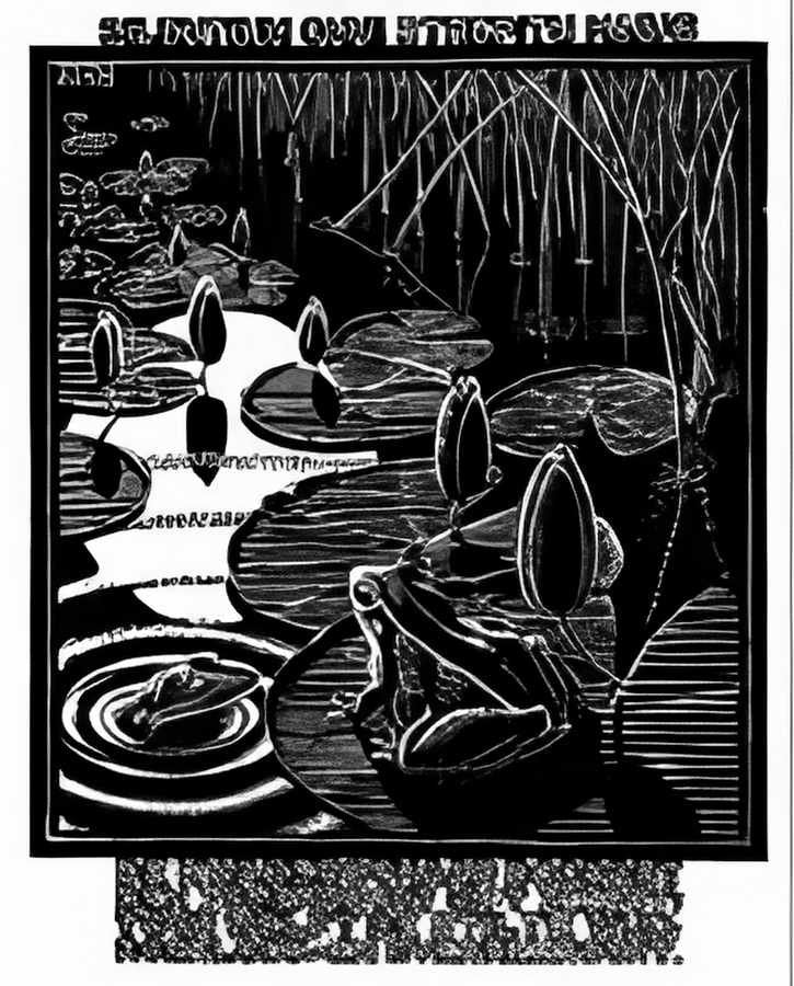 frog mc escher 1931 A4 Photo Print