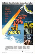 from earth to moon  01 film star poster A4 Photo Print