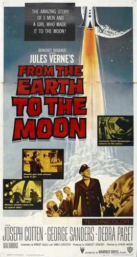 from earth to moon  02 film star poster A4 Photo Print