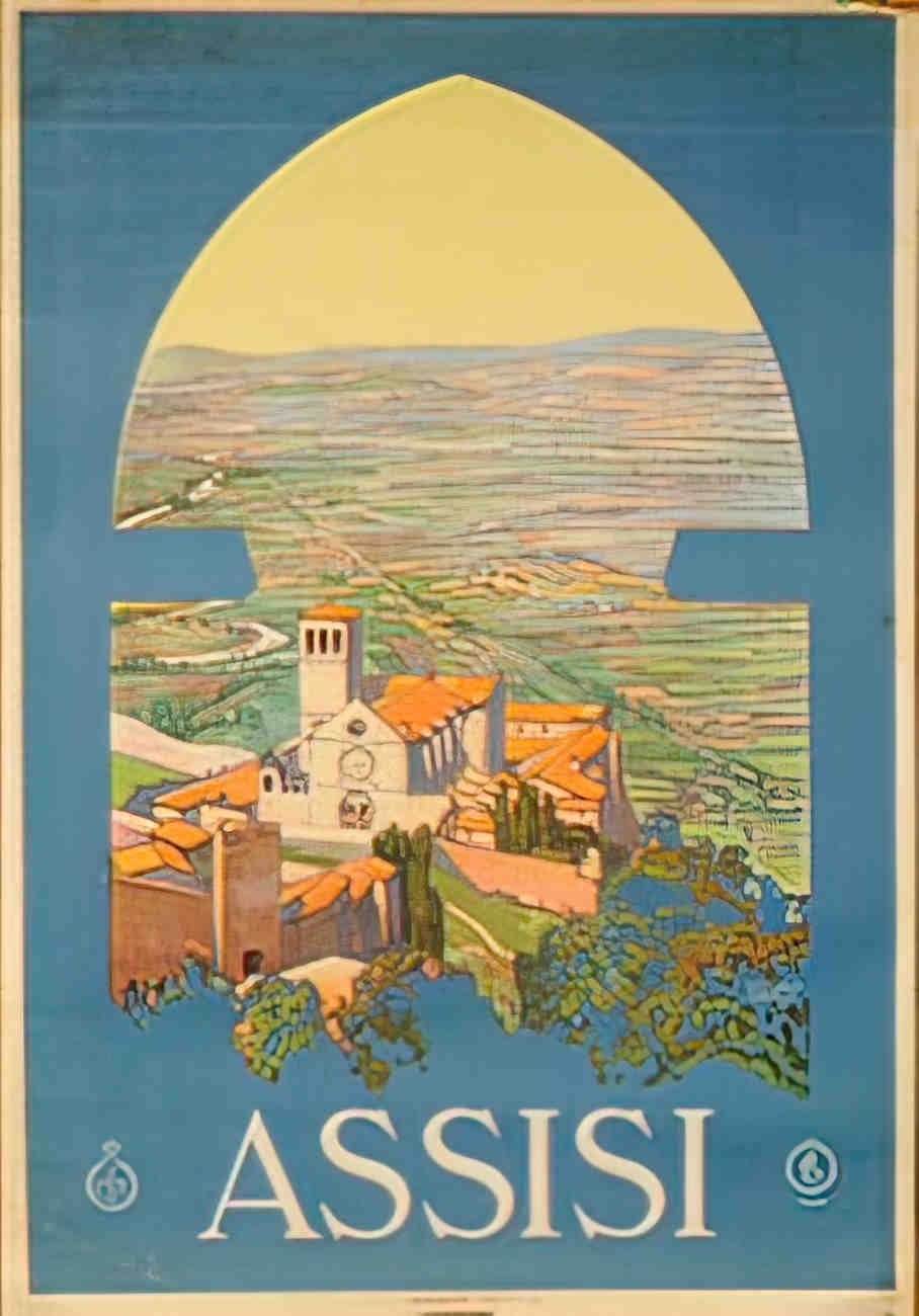 frontAssisi Advert A4 Photo Print