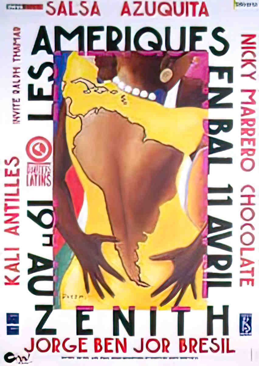 frontBalAmerique Advert A4 Photo Print