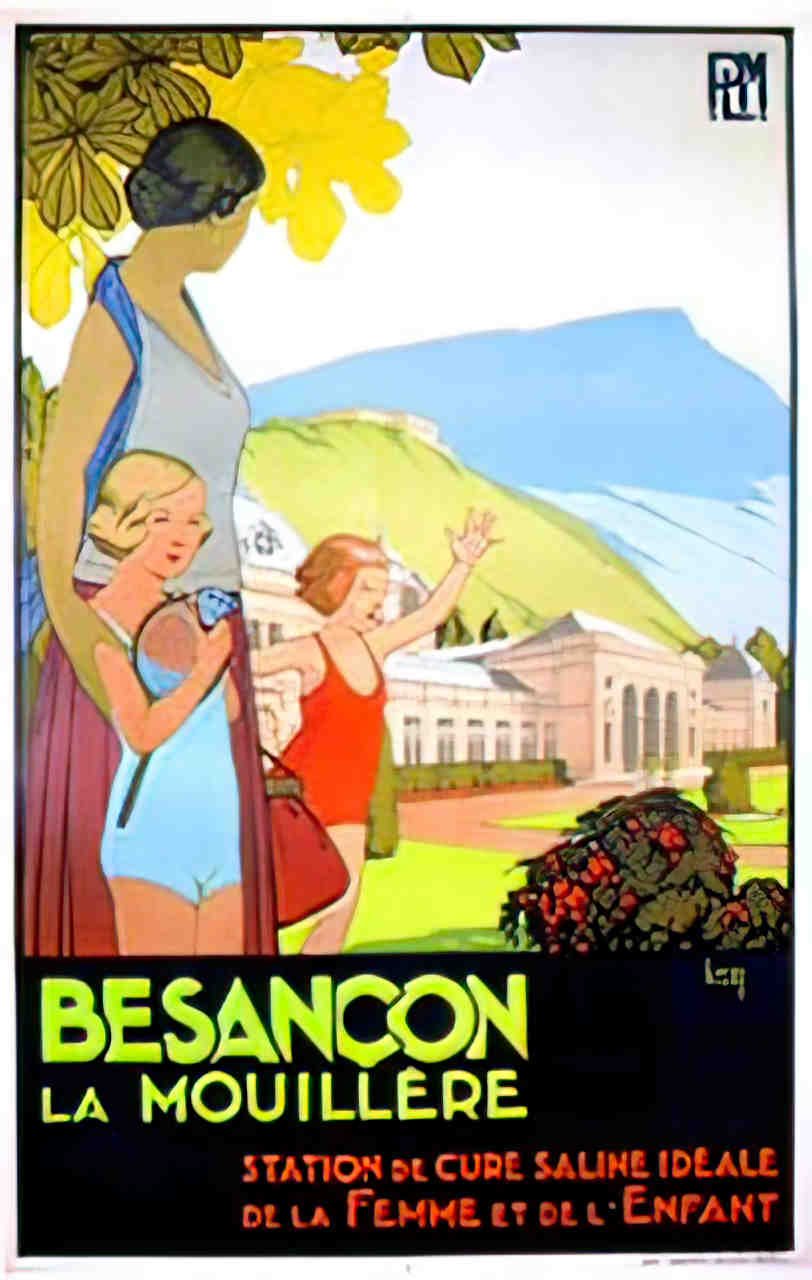 frontBesancon Advert A4 Photo Print