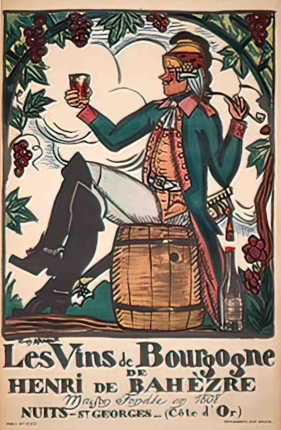 frontBourgogne Advert A4 Photo Print