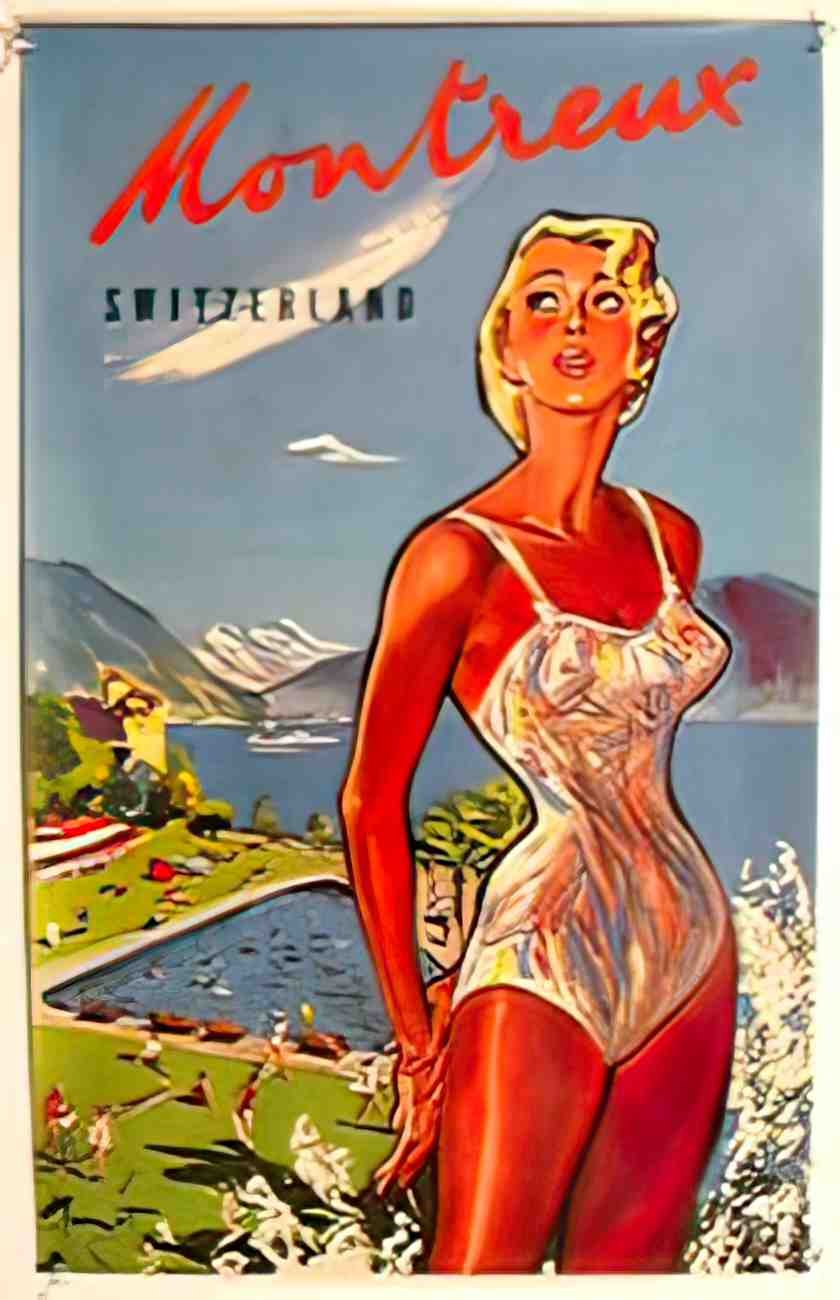 frontBrenotMontreux Advert A4 Photo Print