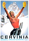 frontCervinia Advert A4 Photo Print