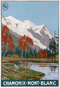 frontChamonix Dorival Advert A4 Photo Print