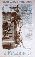 frontCigaleB Advert A4 Photo Print
