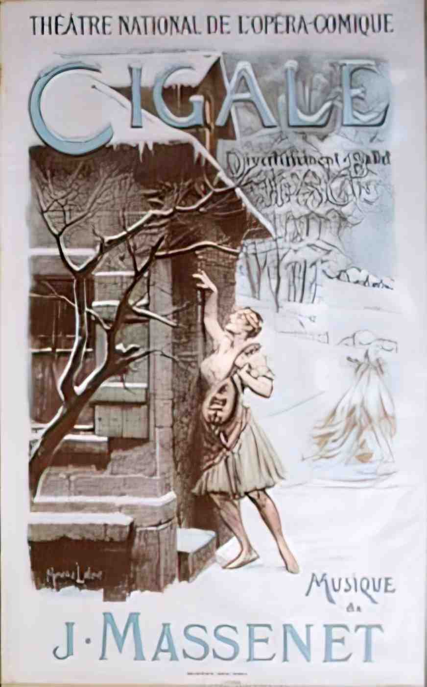 frontCigaleB Advert A4 Photo Print
