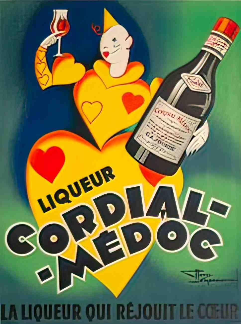 frontCordialMedoc Advert A4 Photo Print