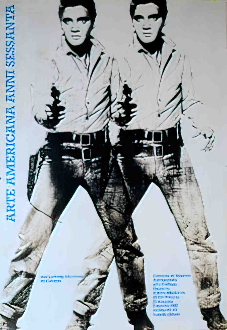 frontDoubleElvis Advert A4 Photo Print