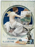 frontFigaroNudeArtist Advert A4 Photo Print