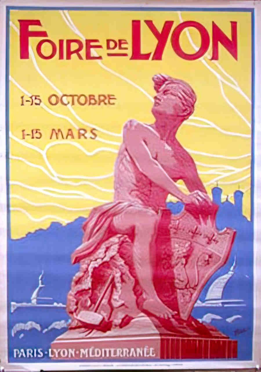 frontFoireLyon Advert A4 Photo Print