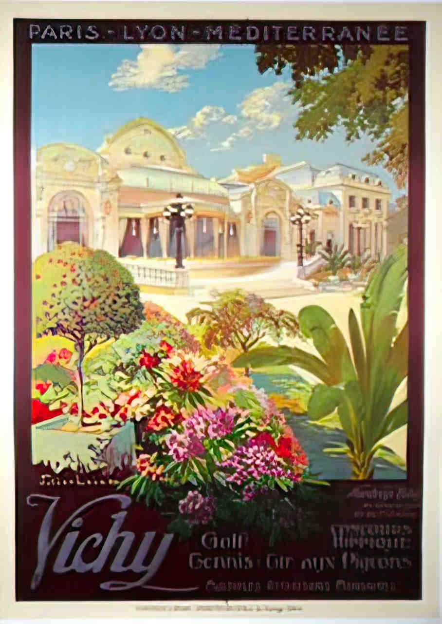 frontLacazeVichy Advert A4 Photo Print