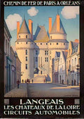 frontLangeais Advert A4 Photo Print