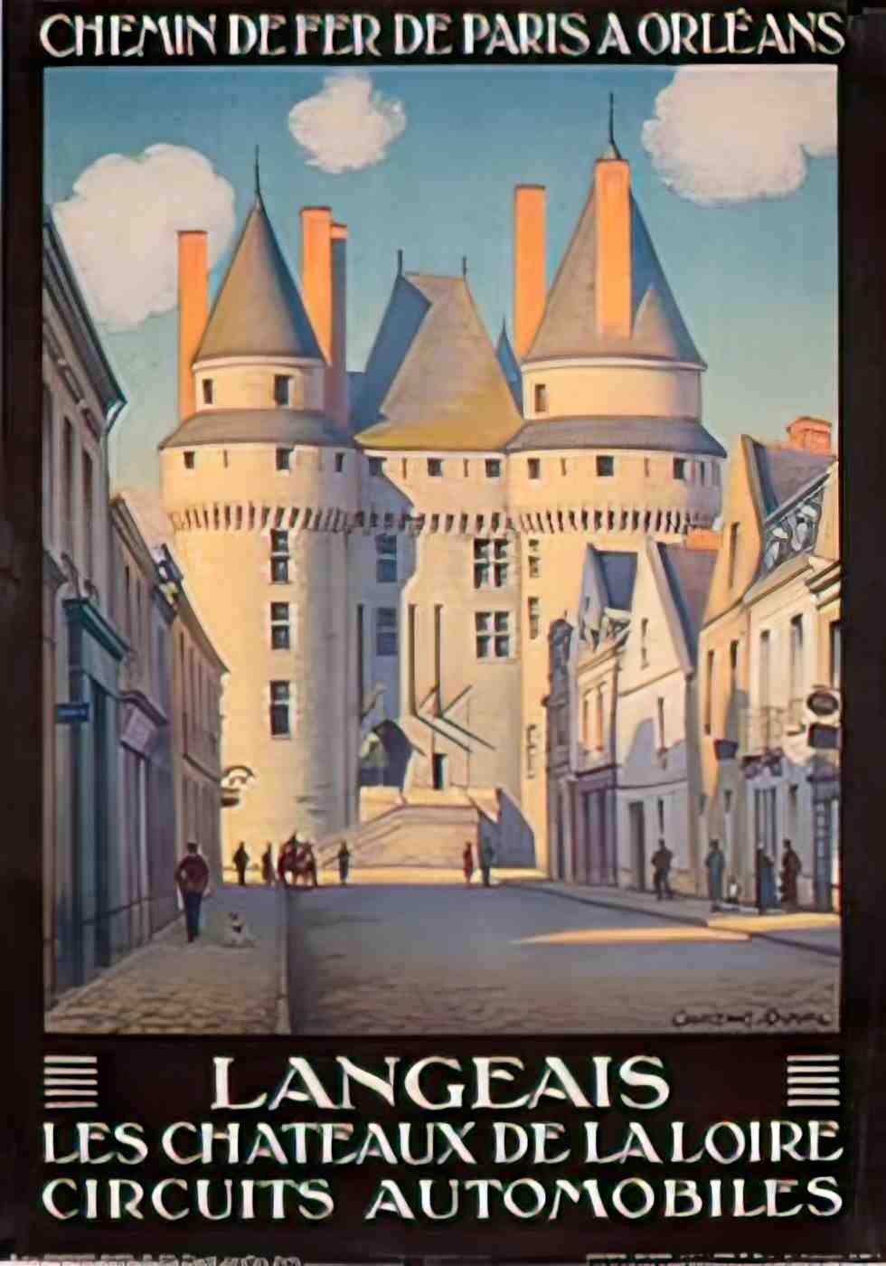 frontLangeais Advert A4 Photo Print