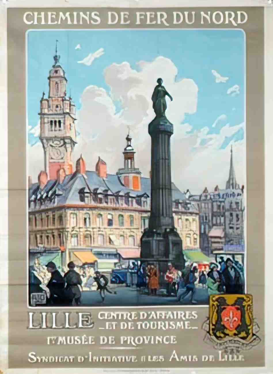 frontLille Advert A4 Photo Print