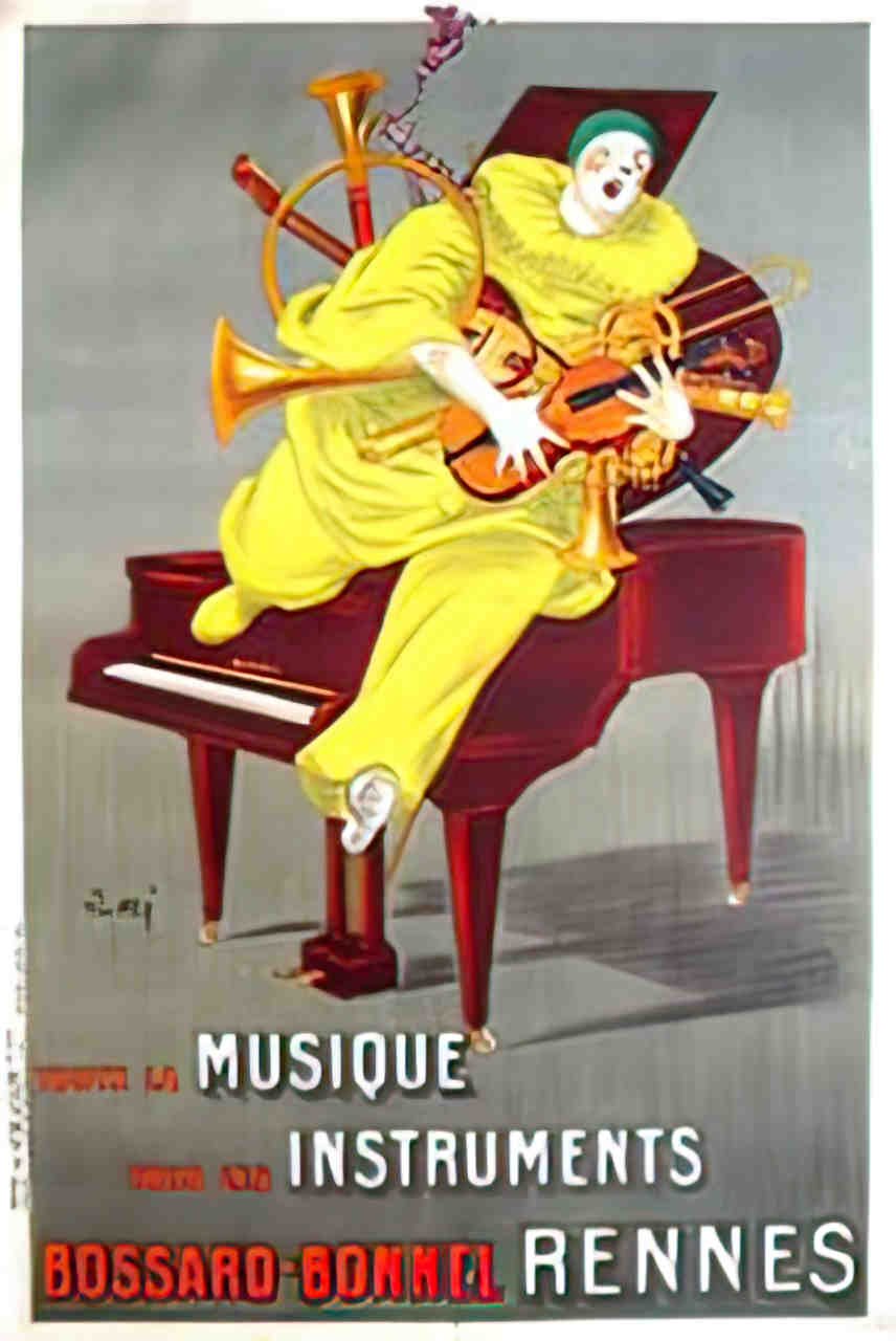 frontLotti Clown Advert A4 Photo Print
