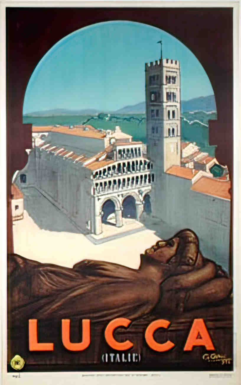 frontLucca Advert A4 Photo Print