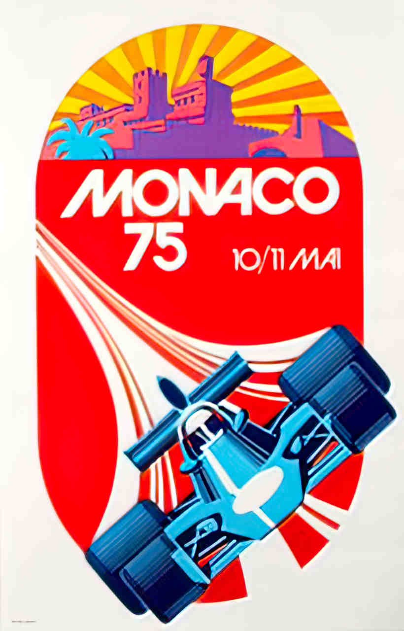 frontMONACO75 Advert A4 Photo Print