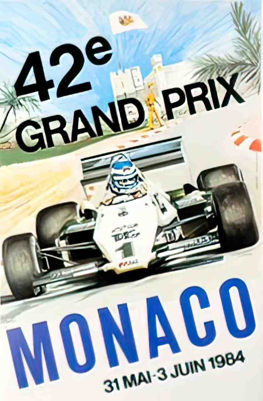 frontMONACO84 Advert A4 Photo Print