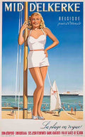 frontMidDelkerke Advert A4 Photo Print