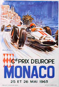 frontMonaco63Late Advert A4 Photo Print
