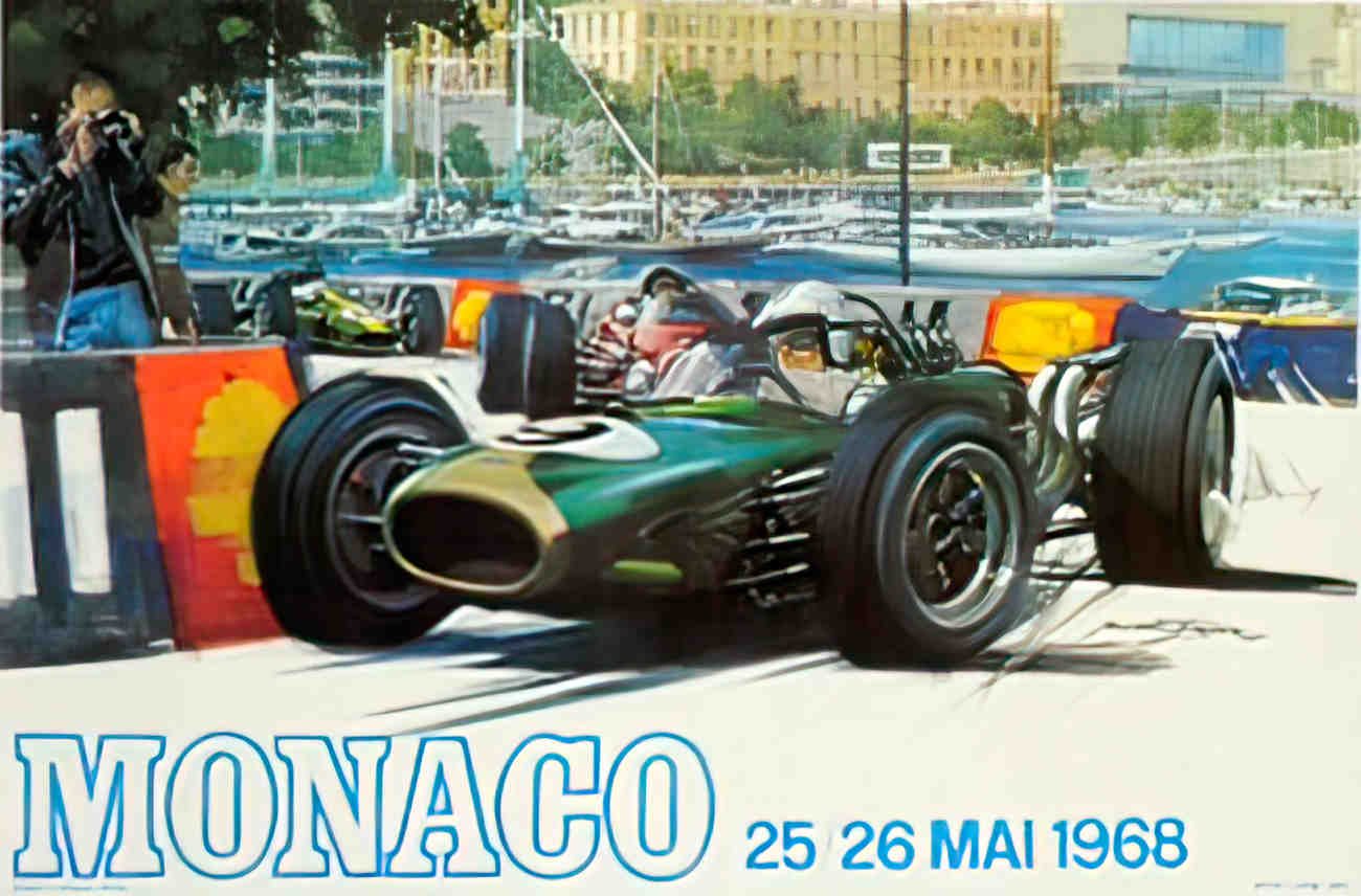 frontMonaco68b Advert A4 Photo Print