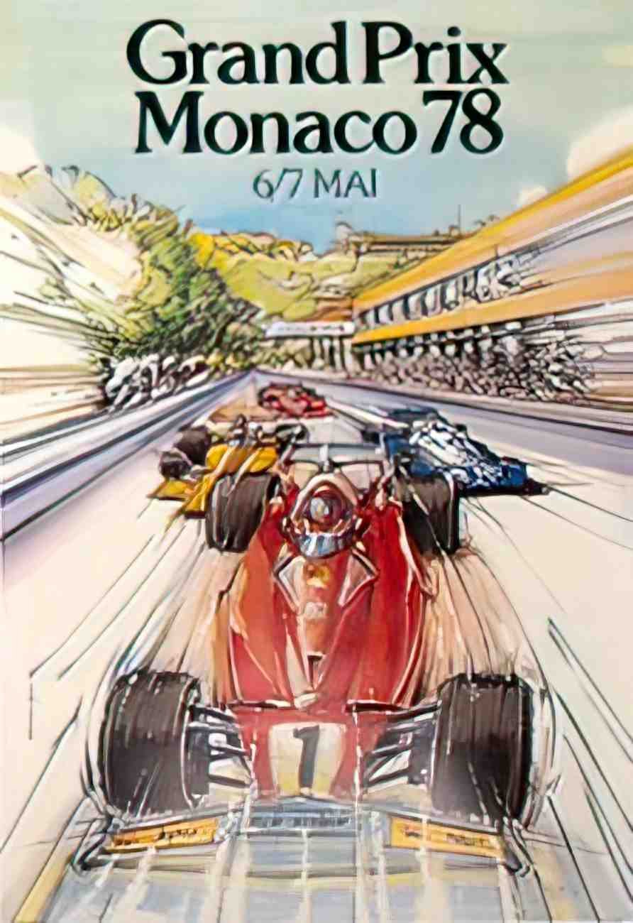 frontMonaco78 Advert A4 Photo Print