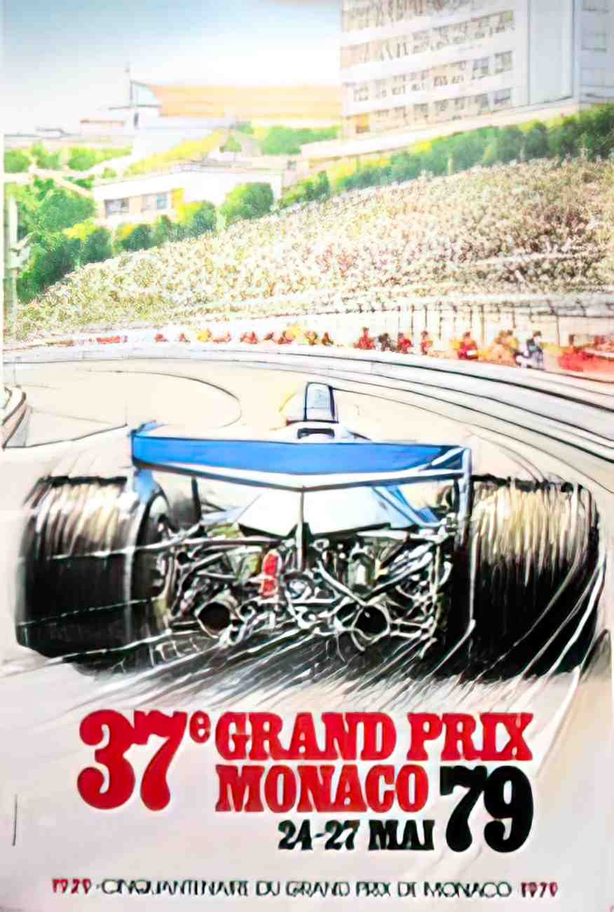 frontMonaco79 Advert A4 Photo Print
