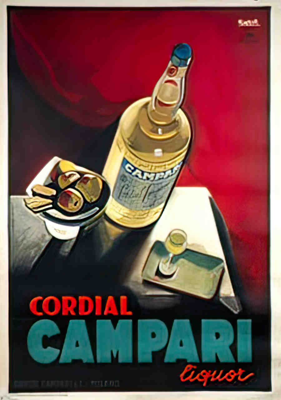 frontNizzoliCampari Advert A4 Photo Print