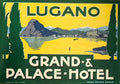 frontPalaceHotelLugano Advert A4 Photo Print