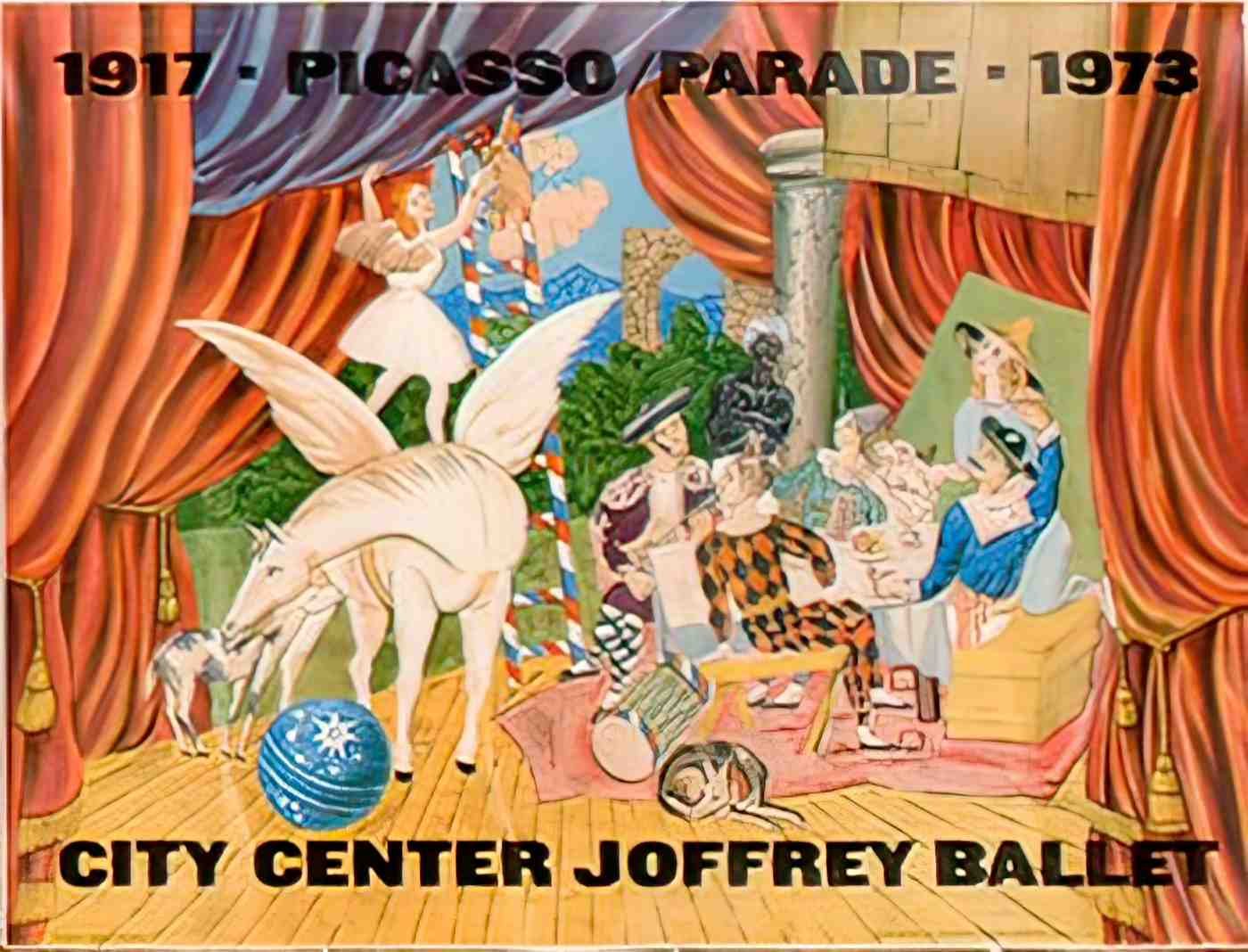 frontParadePicasso Advert A4 Photo Print