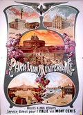 frontParisItalie Advert A4 Photo Print