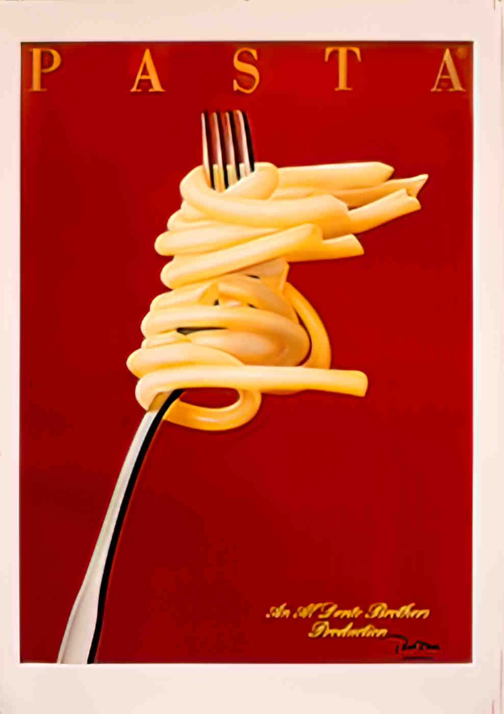 frontPasta 1 Advert A4 Photo Print
