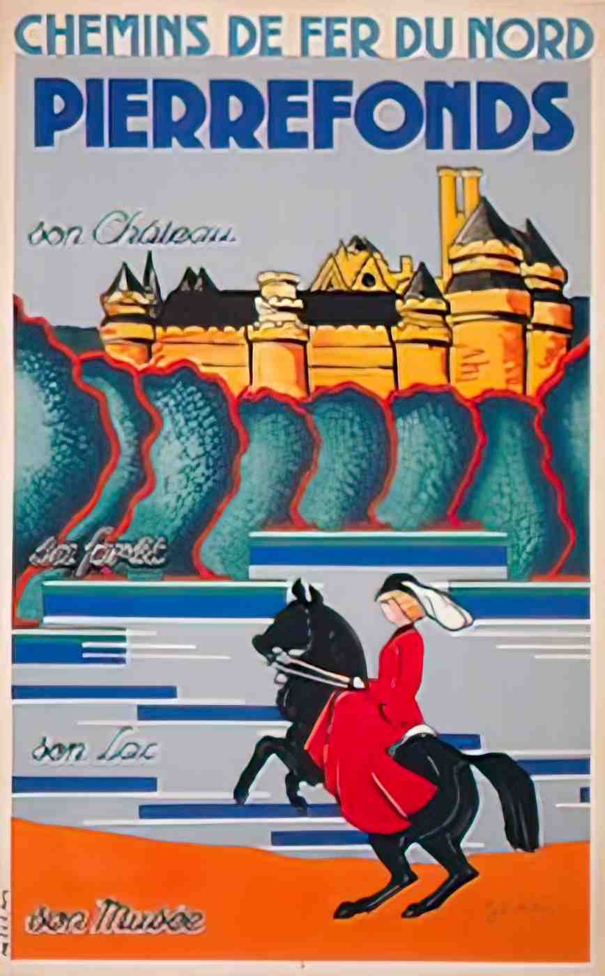 frontPierrefondsCheval Advert A4 Photo Print