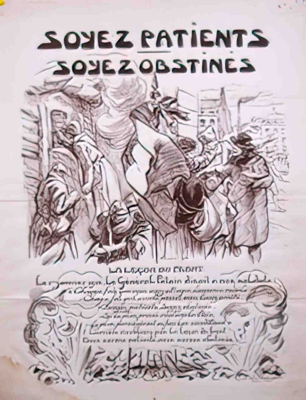 frontProuveSoyezPatient Advert A4 Photo Print