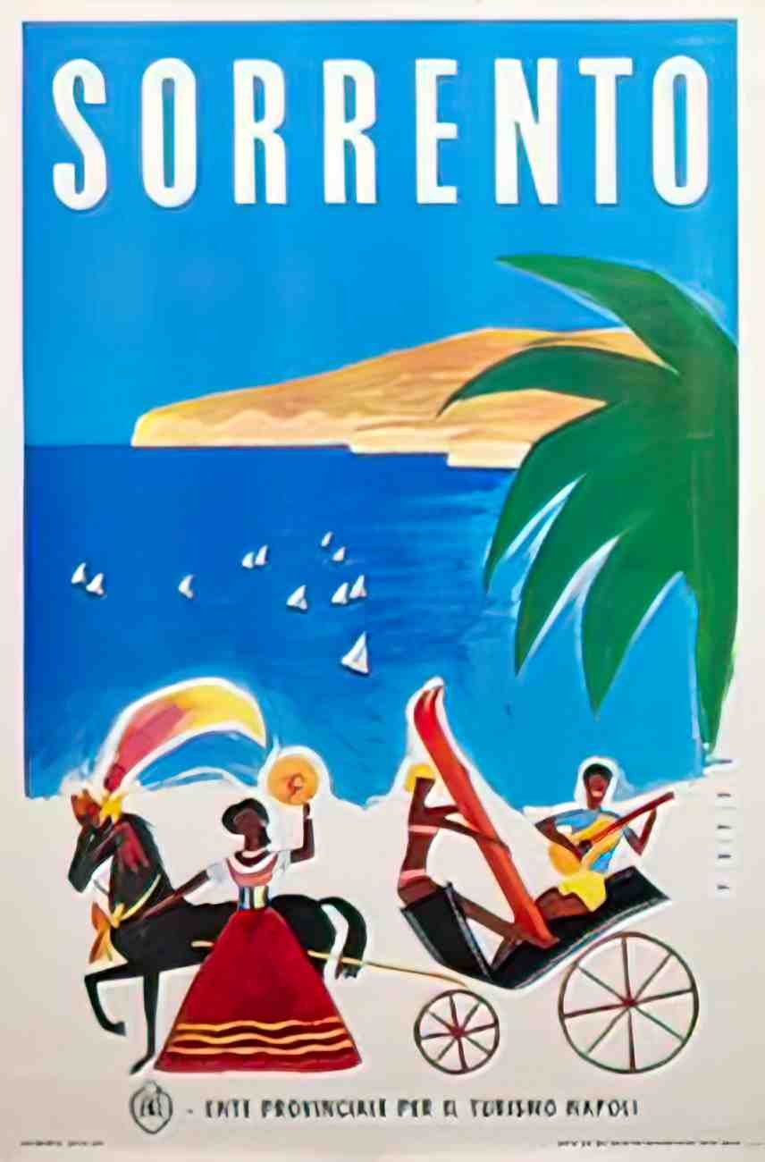 frontPuppoSorrento Advert A4 Photo Print