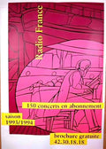 frontRadioFranceAdami Advert A4 Photo Print