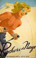 frontRochersDeNaye Advert A4 Photo Print