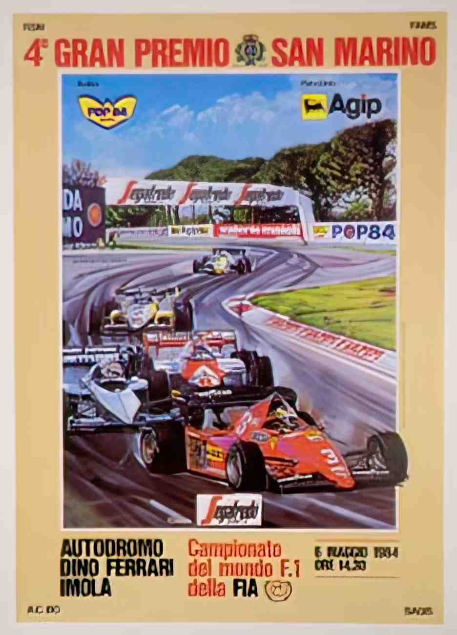 frontSanMarino84 Advert A4 Photo Print
