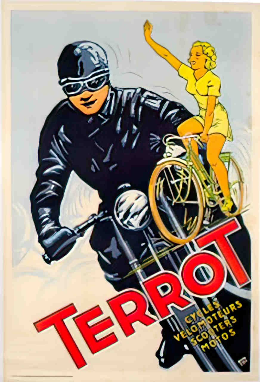 frontTerrotMoto Advert A4 Photo Print