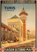 frontTunisBlanche Advert A4 Photo Print